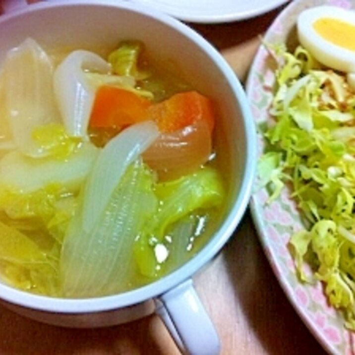 あと一品に☆お野菜たっぷりｽｰﾌﾟ